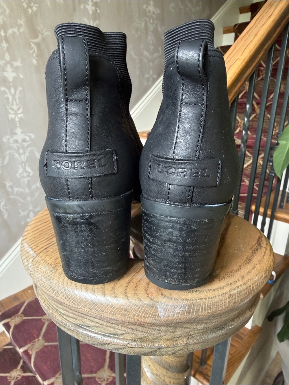 SORREL Chelsea leather boots. Size 10. Black very good condition - Picture 5 of 9
